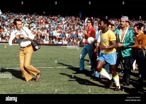 Soccer Fifa World Cup Mexico 1970 Final Brazil V Italy Estadio