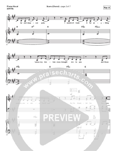 Scars Choral Anthem Satb Sheet Music Pdf I Am They Arr Luke