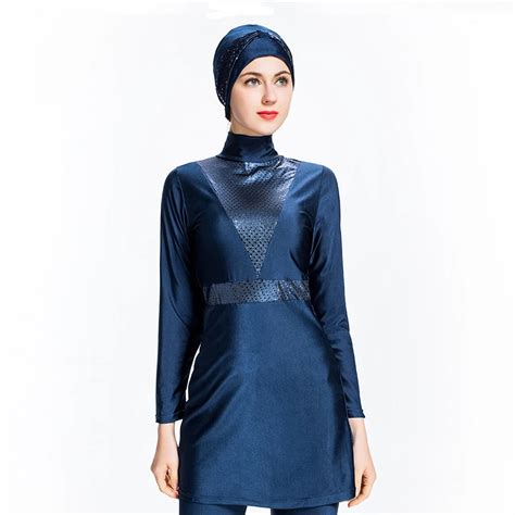 2019 Hot Muslim Three Pieces Swimsuit Women S Bathing Suits Beach Maillot De Bain Conservative