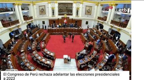 Vídeo El Congreso de Perú rechaza adelantar las elecciones