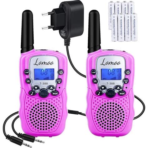 Talkies Walkies Pour Enfants Deux Voies Radio W Canaux Port E Km