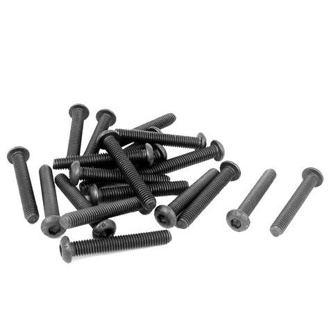 Uxcell M X Mm Alloy Steel Hex Socket Button Head Machine Screws