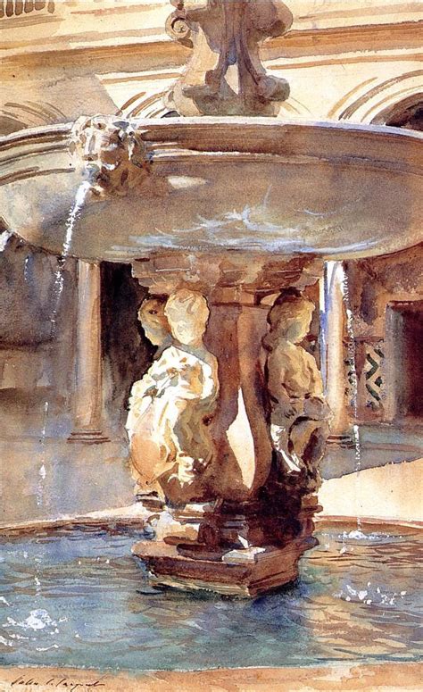 John Singer Sargent Spanish Fountain John Singer Sargent Singer