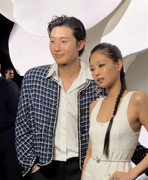 JENNIE With Park Seojoon At The CHANEL Fall Winter 2023 24 Show In