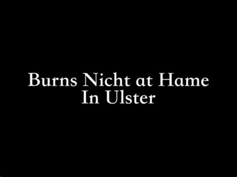 Burns Nicht At Hame Supper With Paula Mcintyre Mbe Youtube