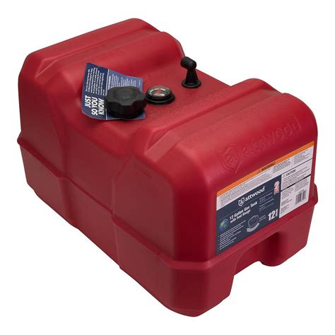 Attwood Portable Fuel Tank 12 Gallon Wgauge Cwr Wholesale Distribution