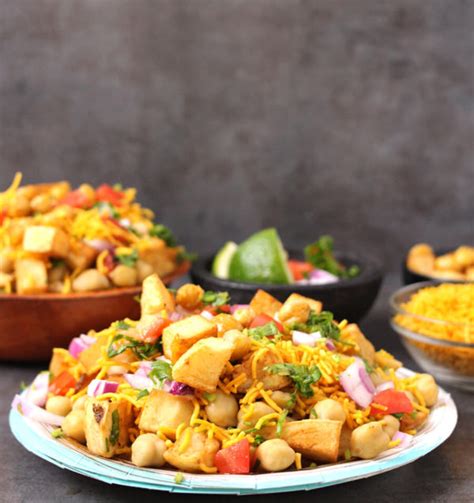 Street Style Aloo Chana Chaat | Chickpea Potato Salad Recipe