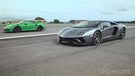 Lamborghini Aventador S Roadster Y Porsche Gt Rs Cara A Cara