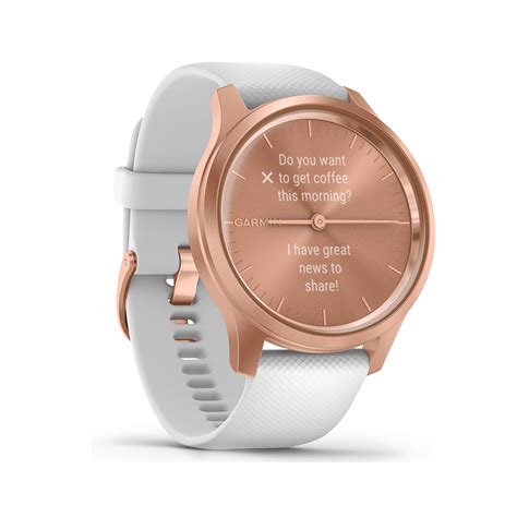 Smartwatch Garmin Vivomove Style Rose Bianchi Bones