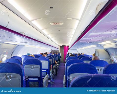 Interior of Passenger Airplane Stock Photo - Image of interior, passenger: 114838638