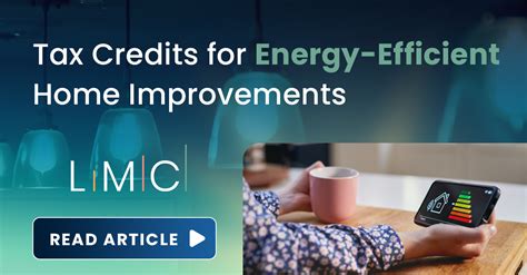 LMC Tax Credits For Energy Efficient Home Improvements