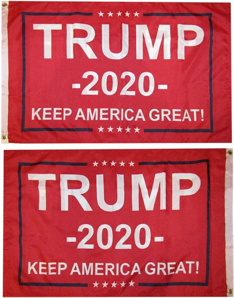 Trade Winds 2x3 Trump 2020 Keep America Great Red Double