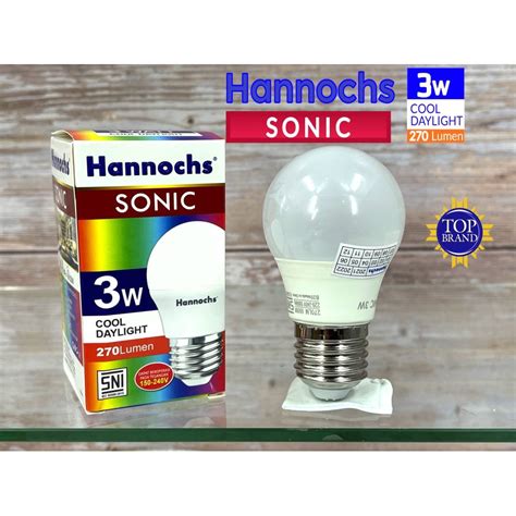 Jual Lampu Led Hannoch Sonic Watt Shopee Indonesia