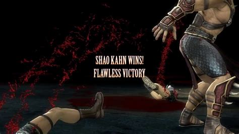 Shao Kahn Fatality 1 From Mortal Kombat 9 Youtube