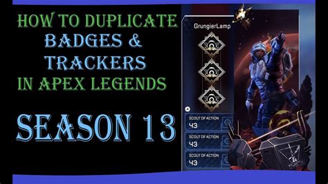 How To Duplicate Trackers In Apex Legends Season 13 YouTube