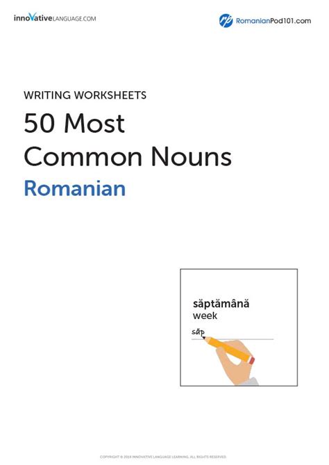 16 Romanian Worksheets For Beginners Pdf Printables
