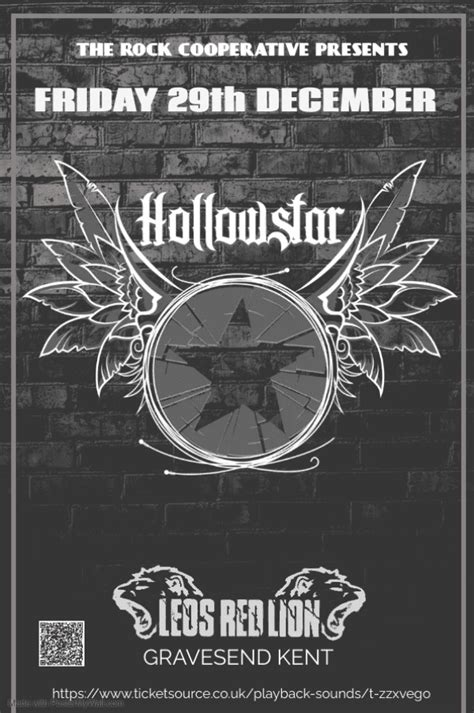 The Rock Cooperative Presents Hollowstar At Leo S Red Lion Event