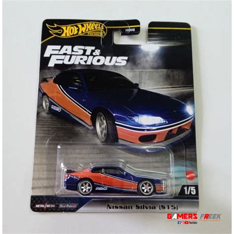 Promo Murah Hot Wheels Premium Nissan Silvia S Monalisa Hotwheels Blue Orange Fast And