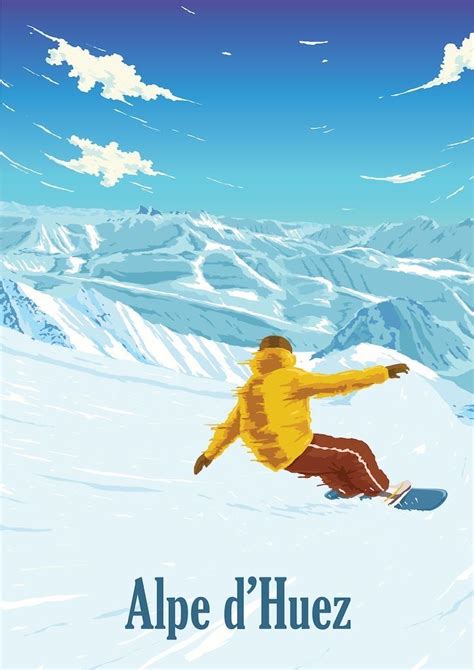 Pin By Antonio On Poster Vintage Ski Posters Snowboarding Poster