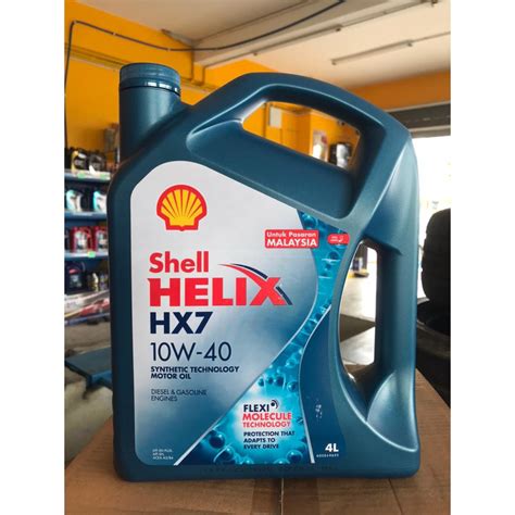 ORIGINAL - SHELL HELIX HX7 10W-40 (4L) | Shopee Malaysia