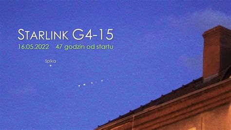 Starlink G Przelot Nad Polsk Godzin Po Starcie