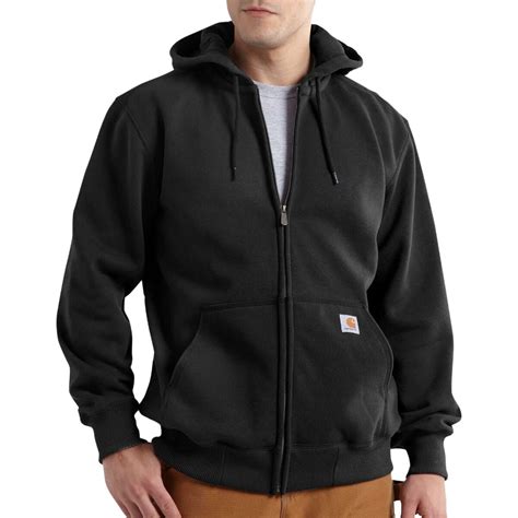 Carhartt Rain Defender Paxton Full Zip Hooded Sweatshirt Mens Clothing