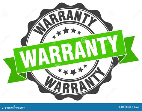 Warranty Stamp Sign Seal Stock Vector Illustration Of Warranty 88514489