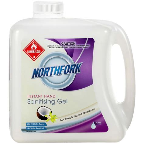 Northfork Hand Sanitiser Gel Coconut And Vanilla 2l Ebay