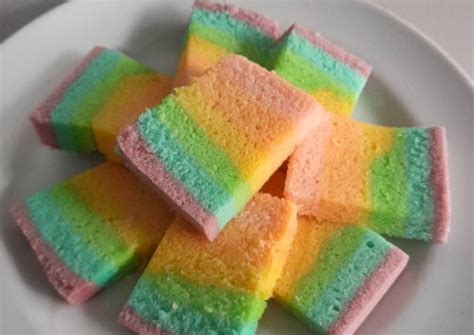 Resep Rainbow Steam Cake Oleh Susanti Maris Cookpad