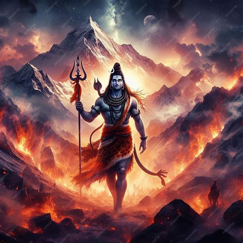 Lord Shiva 3d Wallpaper Banner Mahadev Ai Generated Premium Ai