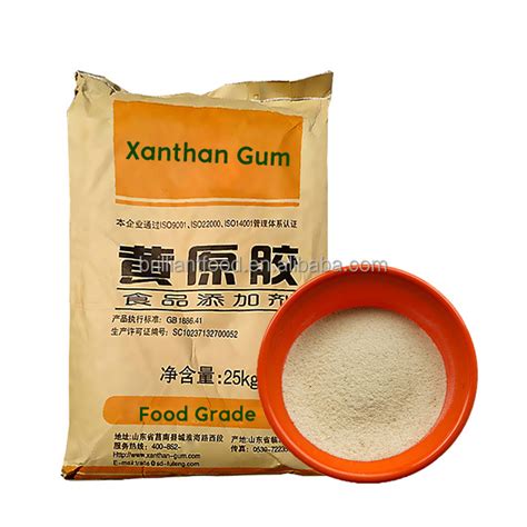 Xanthan Gum Food Grade Fufeng 200 Mesh Cosmetic Grade China Xanthan