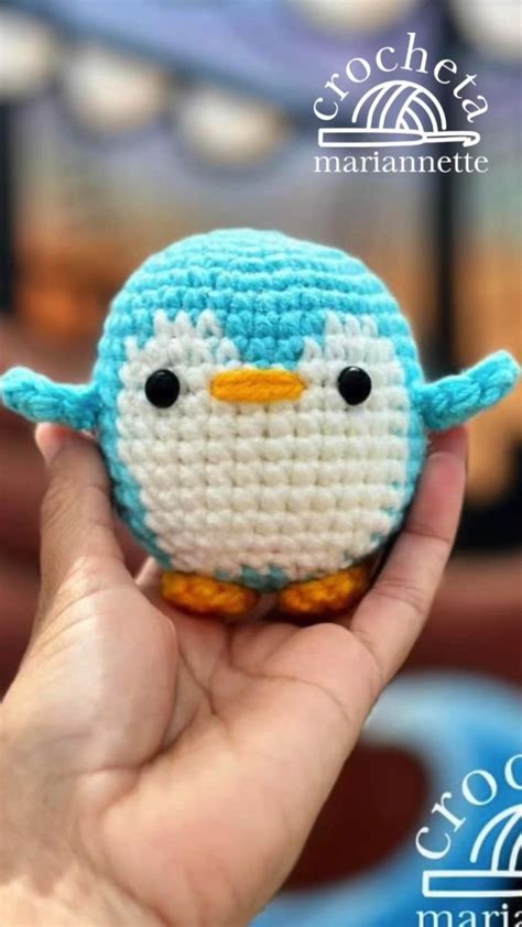 FREE PATTERN CROCHET AMIGURUMI Pingüino Tejido en ganchillo