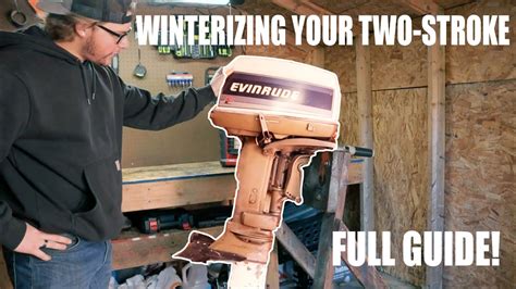 How To Winterize Your Johnson Evinrude 20hp OUTBOARD All Two Strokes