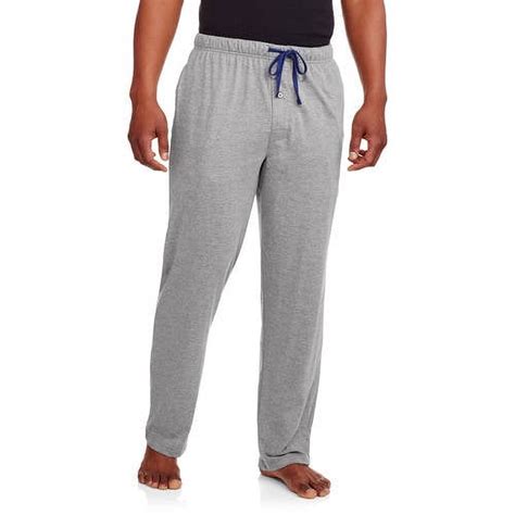 Hanes Mens And Big Mens X Temp Solid Knit Pajama Pant