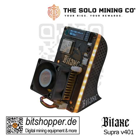 Bitaxe Supra V401 Open Source Bitcoin Miner Bitshopper De