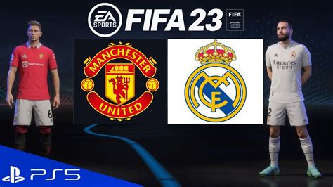 Fifa Manchester United Vs Real Madrid Friendly Match Old