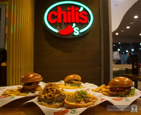 Look You Can Get Chilis Famous Big Mouth Burgers For 50 Off On Burger Day When In Manila