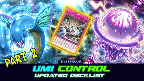 Master Duel Umi Control Updated Decklist To Reach Diamond Ocean