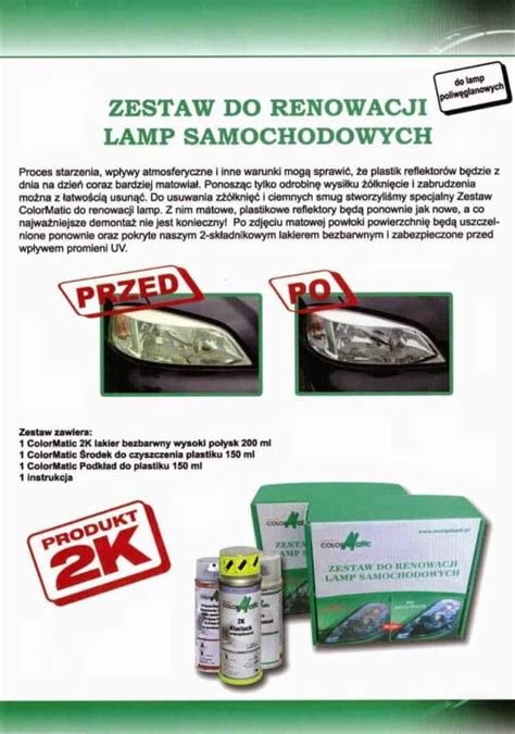 Zestaw Do Regeneracji Lamp Samochodowych Motip Colormatic Sklep