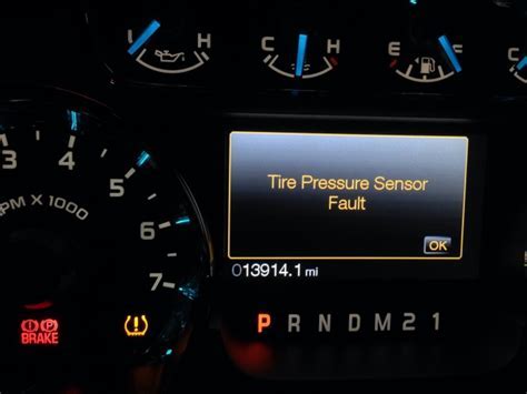 F Tire Pressure Sensor Fault Tire Pressure