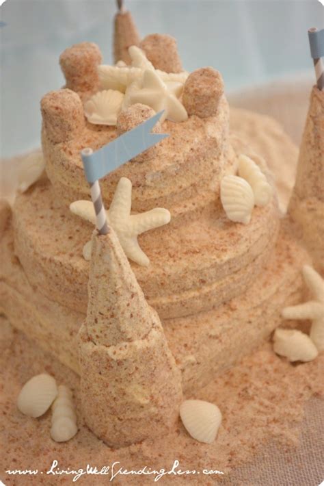 How To Make A Sandcastle Cake Beach Themed Cakes