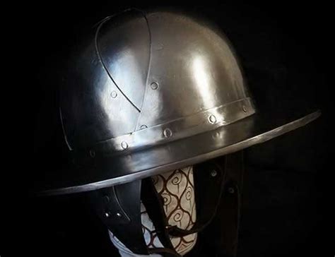 Kettle helmet from Stockholm museum with cheek plates. XIII A.D. - TRUE ...