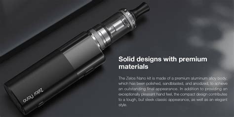 Aspire Zelos Nano Kit 1600mAh New Release Starter Kit Vapesourcing