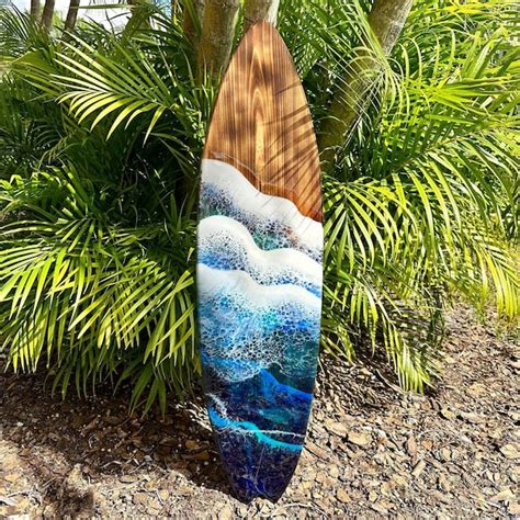 Surfboard Wall Art Etsy