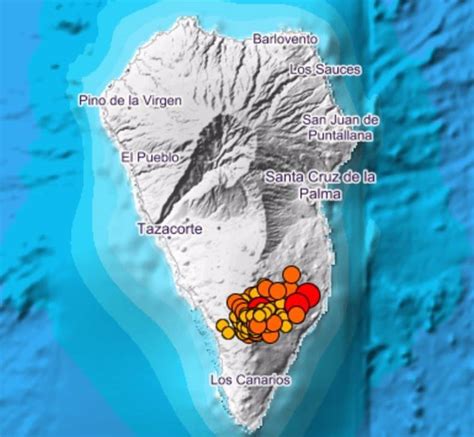 La Tendencia De Los Sismos En La Palma Sigue A La Baja Con Once Desde