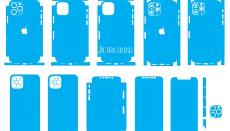 iPhone 7 Plus Skin Template Vector Cut File - ULTRASkins.Net