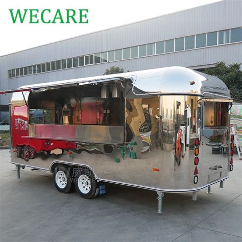 Wecare Airstream Caravan Mobile Mobile Bar Pizza Truck Kitchen Fast