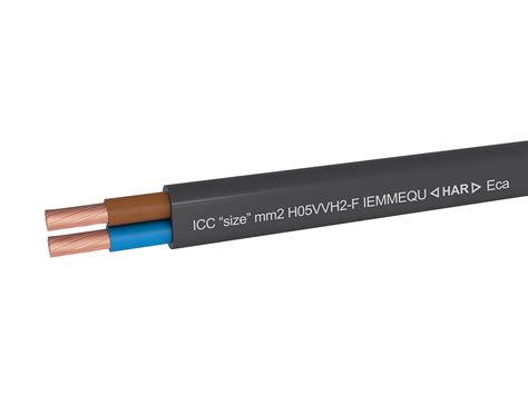 Cable H Vvh F Multicore Flat Shape Flexible In Bare Copper Tin