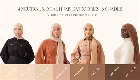 Neutral Hijab Colour Guide Twiice Boutique