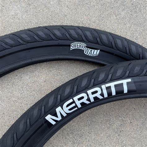 Pair Of Merritt Bmx Option Bikelife Bicycle Tires 29 X 2 50 Black Ebay